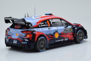 Hyundai i20 Coupe WRC #8 O. Tanak / M. Jarveoja Rally Monte Carlo 2020 IXO 1:18 18RMC067C Metal - imaginea 2 din 6