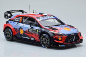 Hyundai i20 Coupe WRC #8 O. Tanak / M. Jarveoja Rally Monte Carlo 2020 IXO 1:18 18RMC067C Metal - imaginea 4 din 6