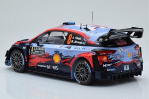 Hyundai i20 Coupe WRC #8 O. Tanak / M. Jarveoja Rally Monte Carlo 2020 IXO 1:18 18RMC067C Metal - imaginea 5 din 6