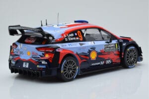 Hyundai i20 Coupe WRC #9 S. Loeb / I. Galmiche Rally Monte Carlo 2020 IXO 1:18 18RMC067B Metal - imaginea 2 din 6