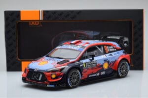 Hyundai i20 Coupe WRC #9 S. Loeb / I. Galmiche Rally Monte Carlo 2020 IXO 1:18 18RMC067B Metal - imaginea 6 din 6
