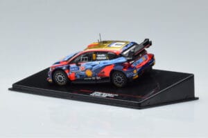 Hyundai i20 N Rally1 #11 T. Neuville / M. Wydaeghe Rally Finland 2022 IXO 1:43 RAM866 Metal - imaginea 3 din 4
