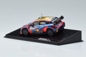 Hyundai i20 N Rally1 #8 O. Tänak / M. Järveoja Rally Italia Sardegna 2022 IXO 1:43 RAM853 Metal - imaginea 3 din 4