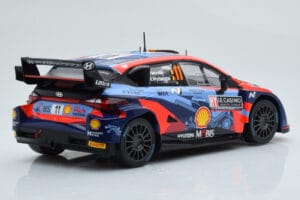 Hyundai i20 N Rally1 #11 T. Neuville / M. Wydaeghe Rally Monte Carlo 2022 IXO 1:18 18RMC112 Metal - imaginea 2 din 6