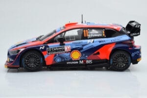 Hyundai i20 N Rally1 #11 T. Neuville / M. Wydaeghe Rally Monte Carlo 2022 IXO 1:18 18RMC112 Metal - imaginea 3 din 6