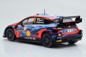 Hyundai i20 N Rally1 #8 O. Tanak / M. Jarveoja Rally Monte Carlo 2022 IXO 1:18 18RMC113 Metal - imaginea 5 din 6