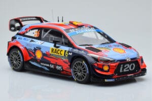 Hyundai i20 Coupe WRC #6 D. Sordo / C. del Barrio Rally Catalunya 2019 IXO 1:18 18RMC052C Metal - imaginea 4 din 6