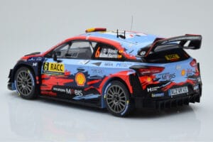 Hyundai i20 Coupe WRC #6 D. Sordo / C. del Barrio Rally Catalunya 2019 IXO 1:18 18RMC052C Metal - imaginea 5 din 6