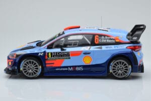 Hyundai i20 Coupe WRC #6 D. Sordo / C. del Barrio Rally Monte Carlo 2018 IXO 1:18 18RMC030C Metal - imaginea 3 din 6