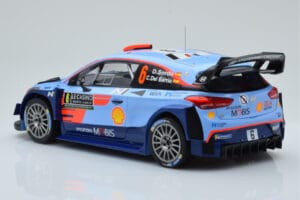 Hyundai i20 Coupe WRC #6 D. Sordo / C. del Barrio Rally Monte Carlo 2018 IXO 1:18 18RMC030C Metal - imaginea 5 din 6