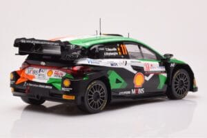 Hyundai i20 N Rally1 #11 T. Neuville / M. Wydaeghe Rally Croatia 2023 IXO 1:18 18RMC160A Metal - imaginea 2 din 6
