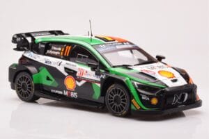 Hyundai i20 N Rally1 #11 T. Neuville / M. Wydaeghe Rally Croatia 2023 IXO 1:18 18RMC160A Metal - imaginea 4 din 6