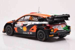 Hyundai i20 N Rally1 #11 T. Neuville / M. Wydaeghe Rally Croatia 2023 IXO 1:18 18RMC160A Metal - imaginea 5 din 6