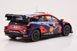 Hyundai i20 N Rally1 #11 T. Neuville / M. Wydaeghe Rally Monte Carlo 2023 IXO 1:18 18RMC153A Metal - imaginea 2 din 6
