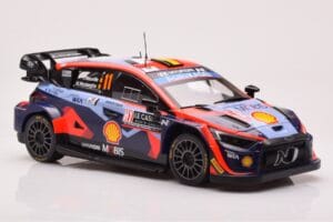 Hyundai i20 N Rally1 #11 T. Neuville / M. Wydaeghe Rally Monte Carlo 2023 IXO 1:18 18RMC153A Metal - imaginea 4 din 6