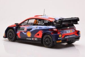 Hyundai i20 N Rally1 #11 T. Neuville / M. Wydaeghe Rally Monte Carlo 2023 IXO 1:18 18RMC153A Metal - imaginea 5 din 6