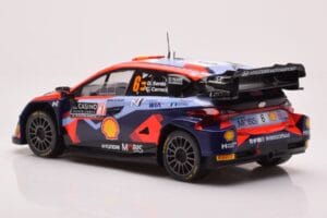 Hyundai i20 N Rally1 #6 D. Sordo / C. Carrera Rally Monte Carlo 2023 IXO 1:18 18RMC153B Metal - imaginea 5 din 6