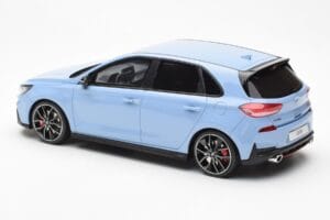 Hyundai i30 N Albastru Deschis Otto 1:18 OT425 Rășină - imaginea 5 din 6