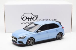 Hyundai i30 N Albastru Deschis Otto 1:18 OT425 Rășină - imaginea 6 din 6