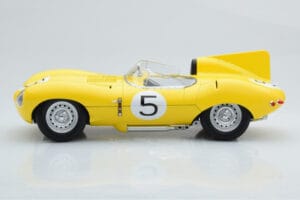 Jaguar D-Type #5 Ecurie Nationale Belge 24 Hours of Le Mans 1956 CMR 1:18 CMR143 Metal - imaginea 3 din 6