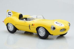 Jaguar D-Type #5 Ecurie Nationale Belge 24 Hours of Le Mans 1956 CMR 1:18 CMR143 Metal - imaginea 4 din 6