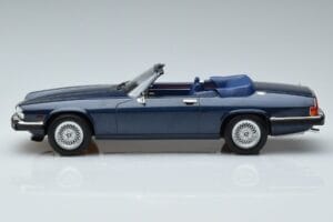 Jaguar XJS V12 Cabriolet Albastru Metalizat Ediție Limitată Norev 1:18 182636 Metal - imaginea 3 din 6