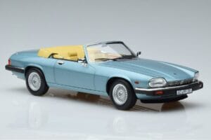 Jaguar XJS V12 Cabriolet Albastru Deschis Metalizat Norev 1:18 182635 Metal - imaginea 4 din 6
