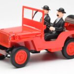 Jeep Willys Tintin 2 Figurine UT Models 1:18