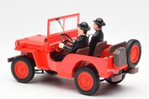 Jeep Willys Tintin 2 Figurine UT Models 1:18 180150000 Metal - imaginea 5 din 6