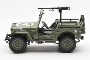 Jeep Willys MB US Army D-Day 1944 Norev 1:18 189016 Metal - imaginea 4 din 10