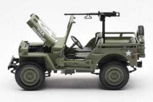 Jeep Willys MB US Army D-Day 1944 Norev 1:18 189016 Metal - imaginea 6 din 10