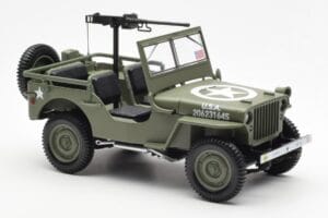 Jeep Willys MB US Army D-Day 1944 Norev 1:18 189016 Metal - imaginea 8 din 10