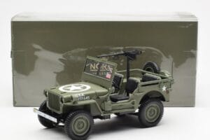 Jeep Willys MB US Army D-Day 1944 Norev 1:18 189016 Metal - imaginea 10 din 10