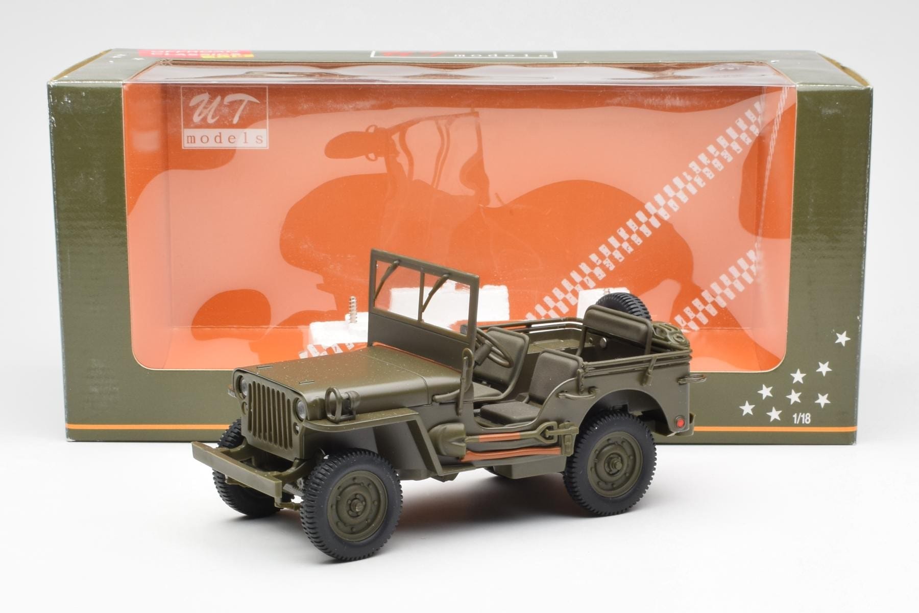 Jeep Willys USA UT Models 1:18 180149000 Metal - imaginea 6 din 6