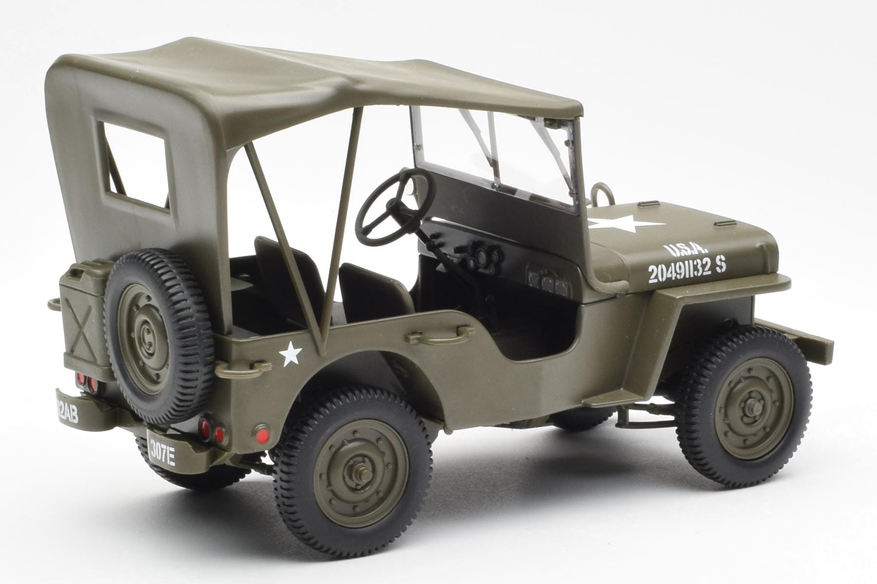 Jeep Willys Cu Prelată UT Models 1:18 180149002 Metal - imaginea 2 din 6