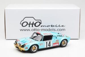 Jide 1600S Gr.4 #14 J. Ragnotti / Jaubert Criterium des Cevennes 1972 Otto 1:18 OT287 Rășină - imaginea 6 din 6