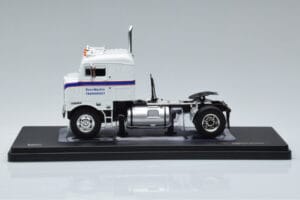 Kenworth Bullnose Ross Mackie Transport Alb IXO 1:43 TR063 Metal - imaginea 3 din 6