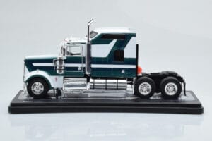 Kenworth W900 Verde Alb IXO 1:43 TR164 Metal - imaginea 3 din 6