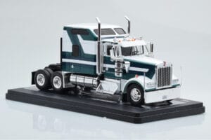 Kenworth W900 Verde Alb IXO 1:43 TR164 Metal - imaginea 4 din 6