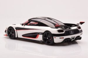 Koenigsegg Agera RS Arctic Alb GT Spirit 1:18 GT877 Rășină - imaginea 5 din 6