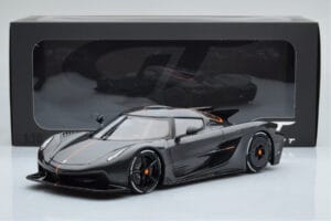 Koenigsegg Jesko Absolut Graphite Gri Asia Exclusive GT Spirit 1:18 CLDC025 Rășină - imaginea 6 din 6