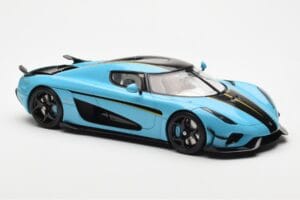 Koenigsegg Regera Baby Albastru GT Spirit 1:18 GT881 Rășină - imaginea 4 din 6