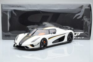 Koenigsegg Regera Alb GT Spirit 1:18 GT391 Rășină - imaginea 5 din 5