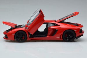 Lamborghini Aventador LP700-4 Andromeda Roșu AUTOart 1:18 74669 Metal - imaginea 4 din 10