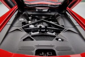 Lamborghini Aventador LP700-4 Andromeda Roșu AUTOart 1:18 74669 Metal - imaginea 9 din 10