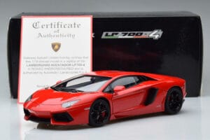 Lamborghini Aventador LP700-4 Andromeda Roșu AUTOart 1:18 74669 Metal - imaginea 10 din 10