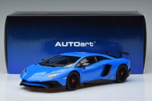 Lamborghini Aventador LP750-4 SV Albastru AUTOart 1:18 74559 Compozit - imaginea 8 din 8
