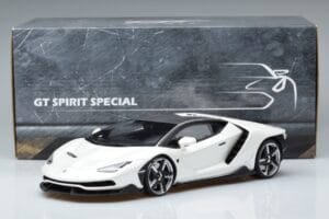 Lamborghini Centenario Alb Perlat GT Spirit 1:18 GTS18503W Rășină - imaginea 6 din 6