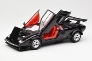 Lamborghini Countach LP 5000 Quattrovalvole Negru Kyosho 1:18 08320BK Metal - imaginea 2 din 8