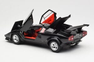 Lamborghini Countach LP 5000 Quattrovalvole Negru Kyosho 1:18 08320BK Metal - imaginea 5 din 8
